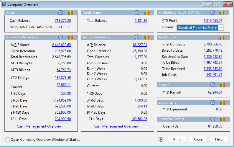 screenshot of A-Systems JobView